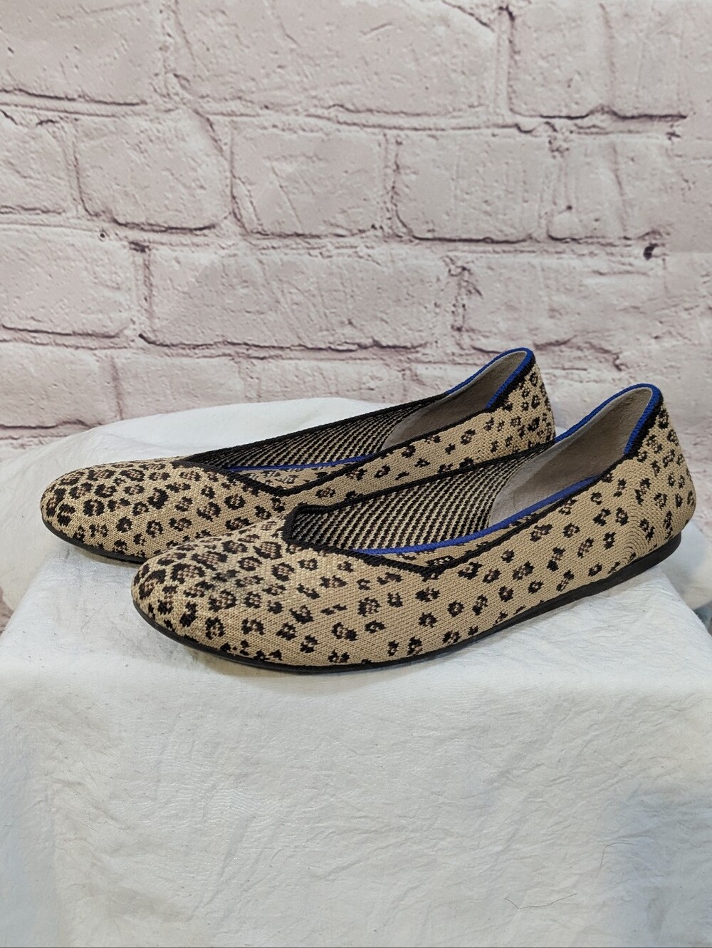 Rothy's Spotted Leopard Print Flats